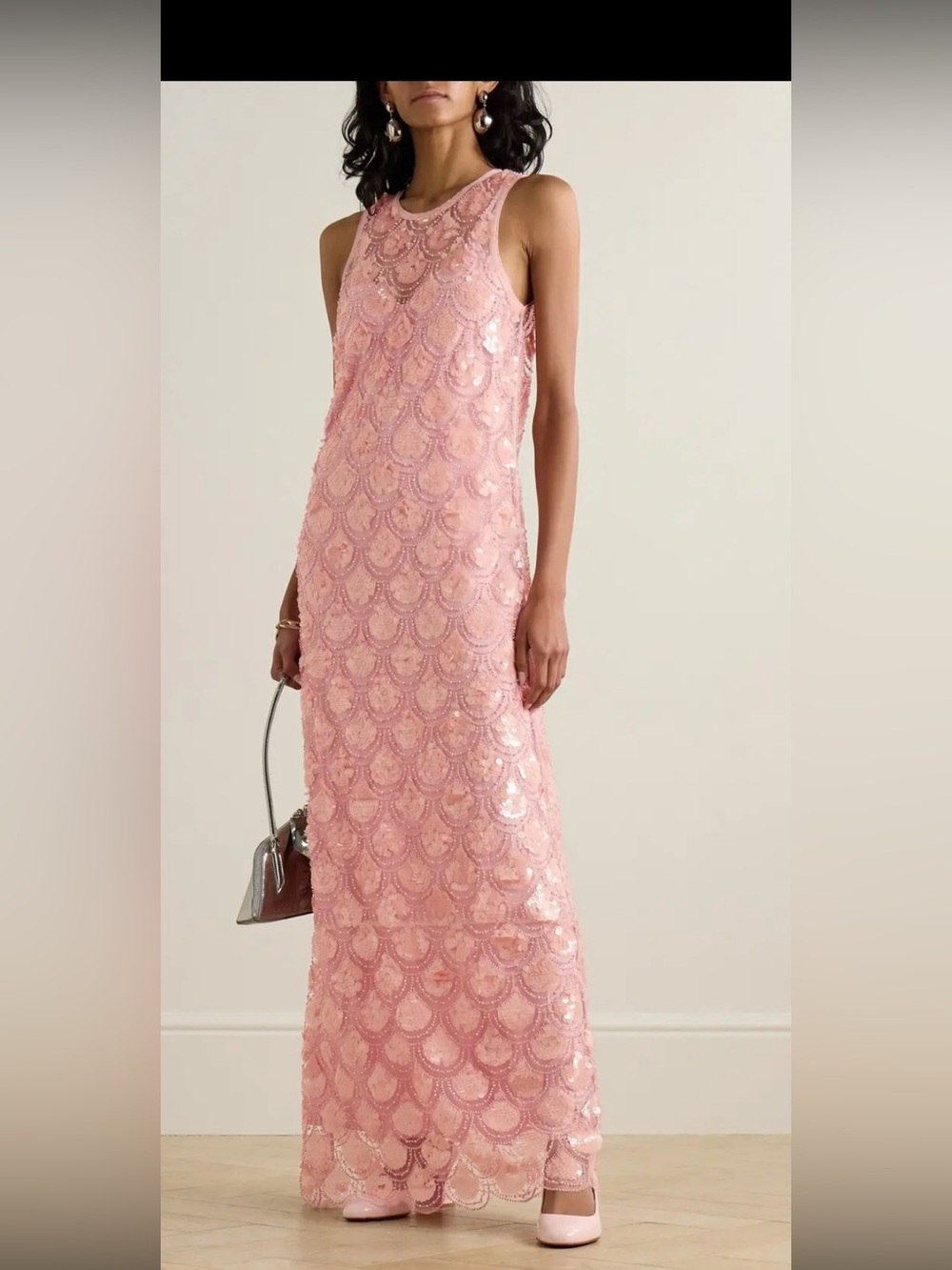 Rotate Pink Sequin Gown